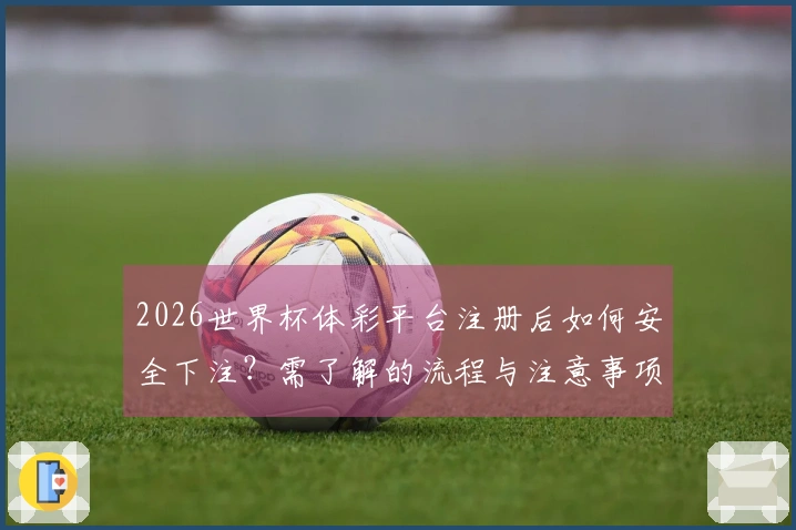 2026世界杯体彩平台注册后如何安全下注？需了解的流程与注意事项