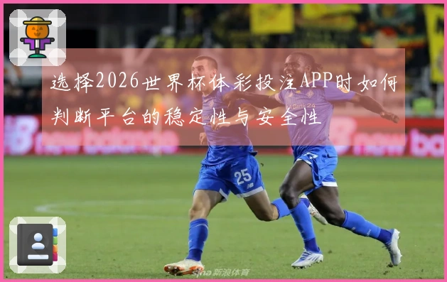 选择2026世界杯体彩投注APP时如何判断平台的稳定性与安全性