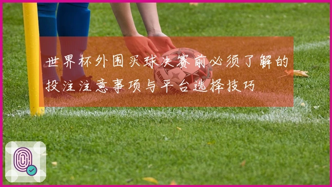 世界杯外围买球决赛前必须了解的投注注意事项与平台选择技巧